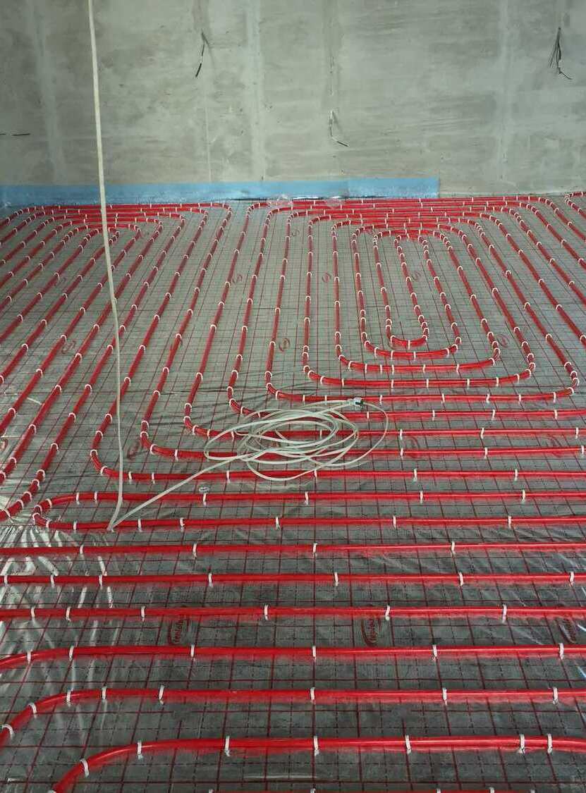 Монтаж теплого пола