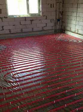 Установка теплого пола