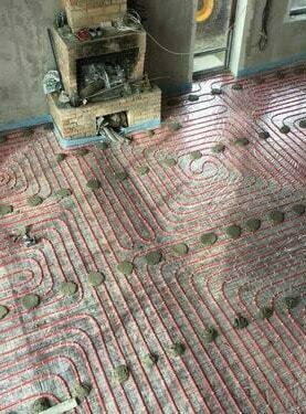 Монтаж теплого пола