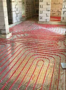 Монтаж теплого пола 